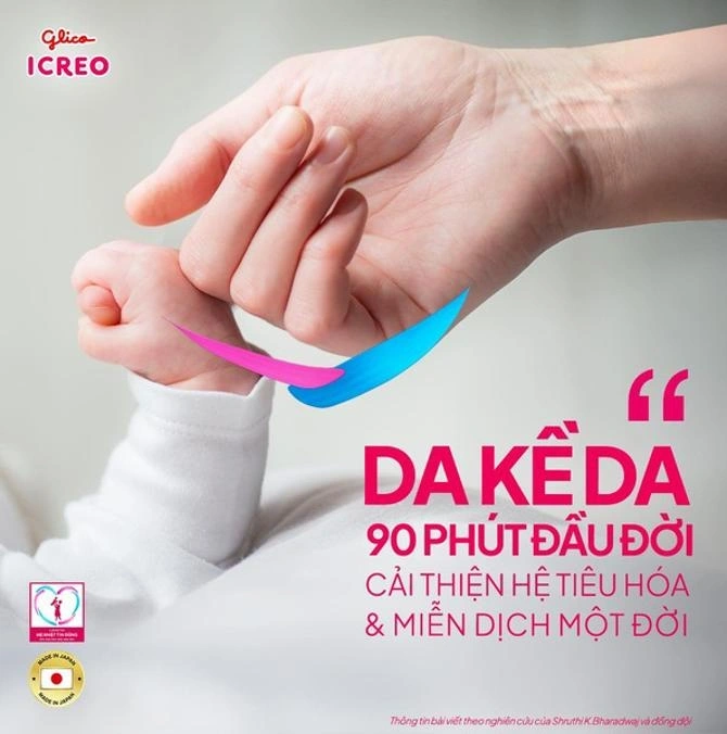 Lợi ích của da kề da với bé