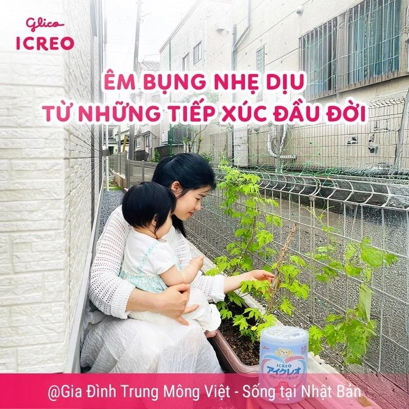 Sữa nội địa Nhật Glico ICREO Grow-up Milk cho bé