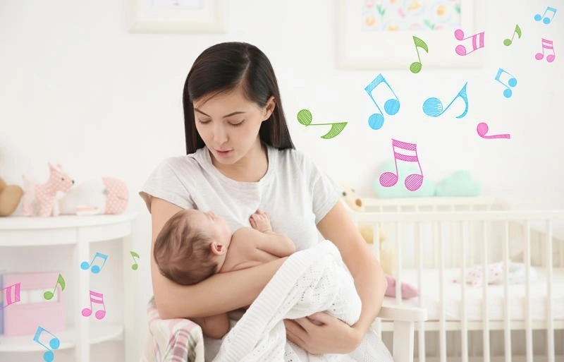 Cho bé sơ sinh nghe nhạc đồng dao