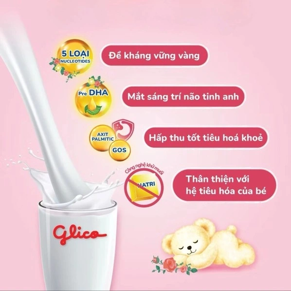 Sữa công thức Glico Balance Milk hợp với bé