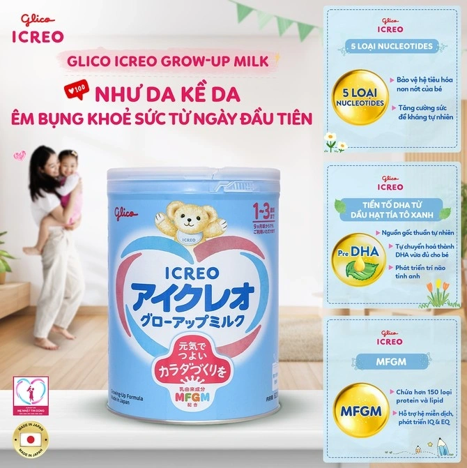 Grow-up Milk cho bé 1 - 3 tuổi