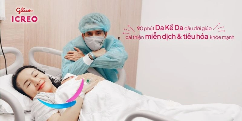 Da kề da giúp trẻ cải thiện miễn dịch và tiêu hóa khỏe