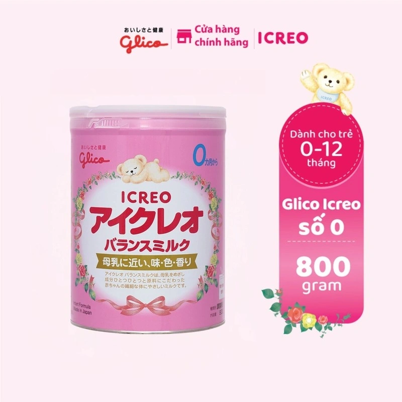 Sữa Glico Balance milk cho trẻ sơ sinh táo bón