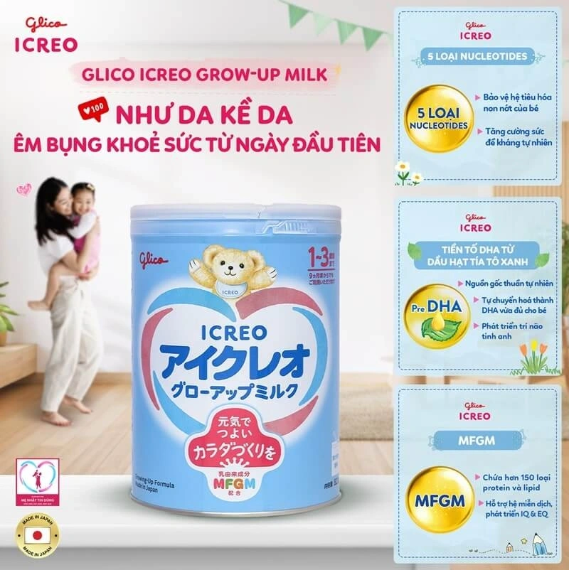 Glico ICREO Grow-up Milk