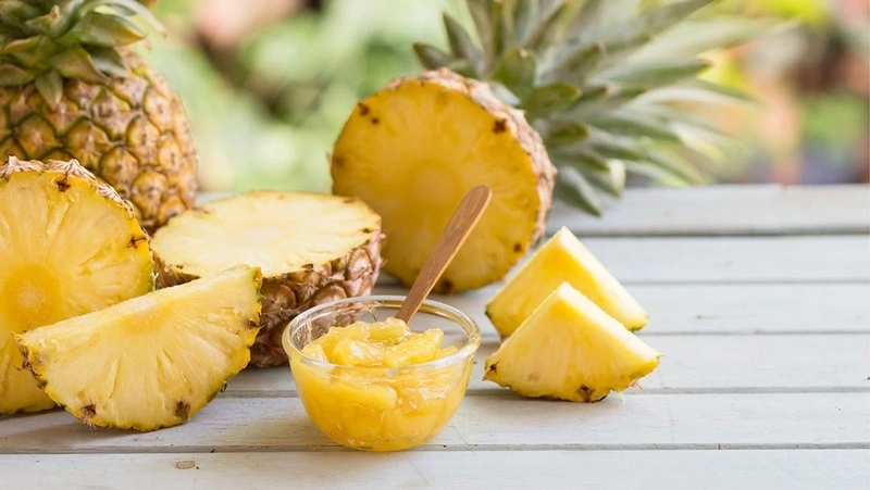 Bổ sung thơm giàu vitamin C cho bé