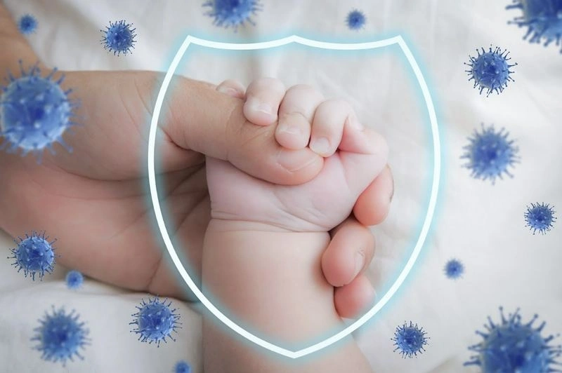 Bé bị ho khan do nhiễm trùng đường hô hấp