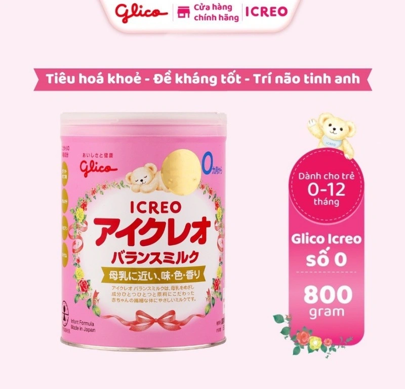 Sữa Glico ICREO Balance Milk