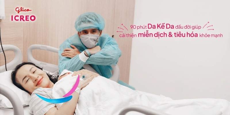 Da kề da giúp trẻ cải thiện miễn dịch và tiêu hóa khỏe