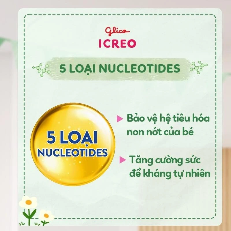 Glico ICREO giúp bé tiêu hóa khỏe