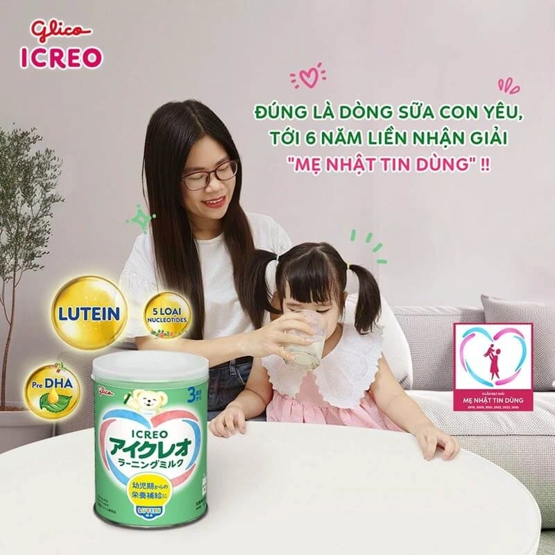 Glico 6 lần đạt giải thưởng mẹ Nhật tin dùng